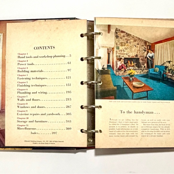 Vintage 1966 Better Homes and Gardens Handyman's Book (Meredith Press) - Picture 8 of 9
